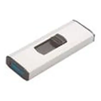 Q-Connect Silver/Black USB 3.0 Slider 128GB Flash Drive - KF16375