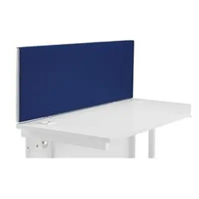 1400 Straight Upholstered Desktop Screen - Royal Blue - DMS1400SRB