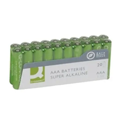 Q-Connect AAA Alkaline Battery Economy (Pack of 20) Ref KF10849