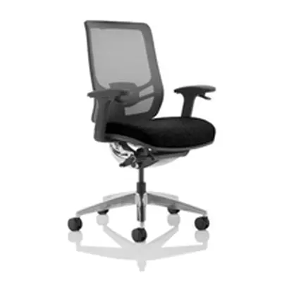 Ergo Click Black Fabric Seat Black Mesh Back