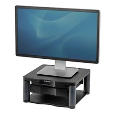 Fellowes Premium Monitor Riser Plus for 21in Screens Graphite