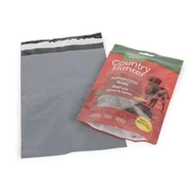 Polythene Mailing Bags, 170 x 230mm with 50mm flap, 50mu, Grey