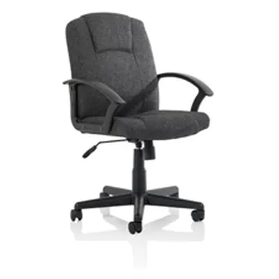 Bella Executive Managers Chair Charcoal Fabric