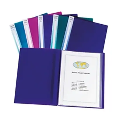 Snopake Electra Display Book 24 Pocket A3 Assorted (5 Pack)