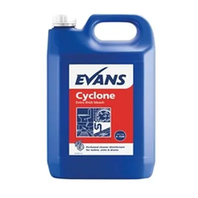 Cyclone Extra Thick Bleach Detergent Perfumed 5L (Pack of 2) A154EEV2