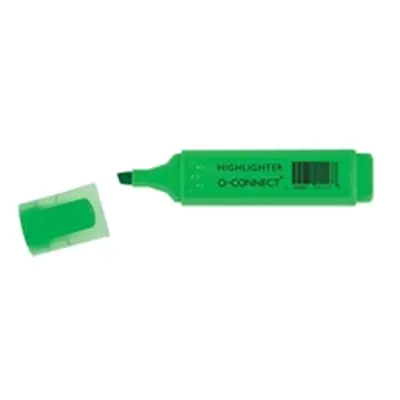 Q-Connect Green Highlighter Pen (10 Pack) KF01113