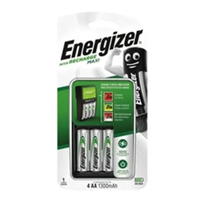 Energizer Maxi Battery Charger 4x AA Batteries 1300 mAh UK