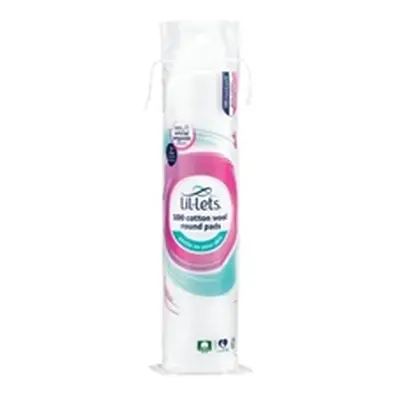 Lil-Lets Cotton Wool Round Pads x100/pack (Pack of 12) 99CRD100CO