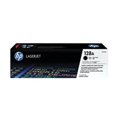 HP 128A Black Original LaserJet Toner Cartridge (CE320A)