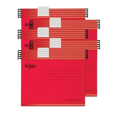 Rexel Classic Suspension Files Foolscap Red (Pack of 25) 2115592