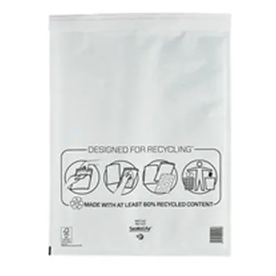 Mail Lite Bubble Postal Bag White K7-350x470 Pack of 50 101098088