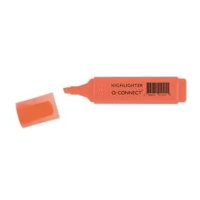 Q-Connect Orange Highlighter Pen (Pack of 10) Ref KF01115