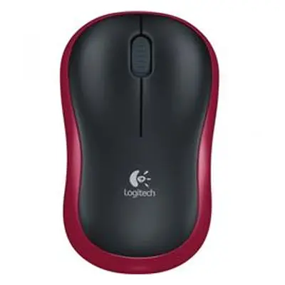 Logitech M185 Wireless Mouse Red - 910-002237