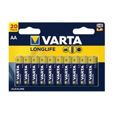 Varta Longlife AA Battery (20 Pack) 04106101420