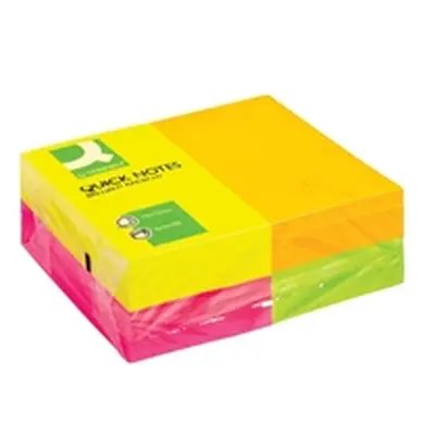 Q-Connect Quick Notes 76x127mm Neon (Pack of 12) KF01350