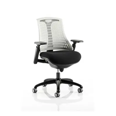 Flex Task Operator Chair Black Frame With Black Fabric Seat M