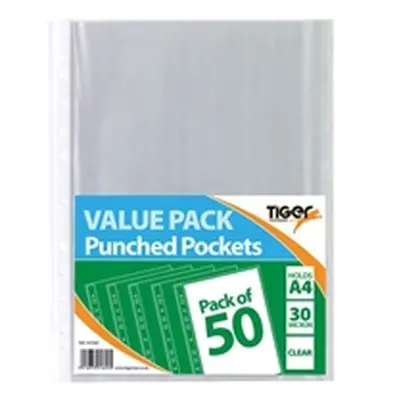 A4 Punched Pockets 30 Micron (500 Pack) 301601