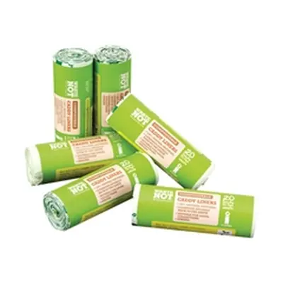 Waste Not Compostable Caddy Liner Bag 20 per Roll (6 Pack) 10629