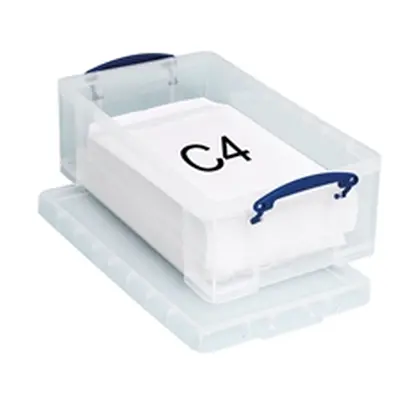 Really Useful Storage Box Plastic Lightweight Robust Stackable - 12C