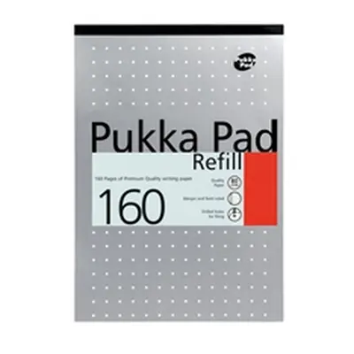 Pukka Pad Ruled Metallic Four-Hole Refill Pad Top Bound A4 (6 Pack)