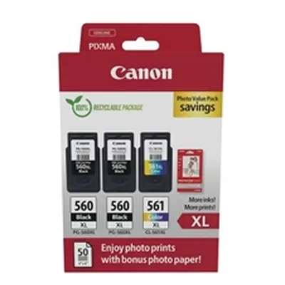 Canon PG-560XL x2/CL-561XL Inkjet Cartridge HY Photo Black/Colour