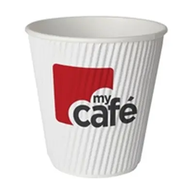 MyCafe 12oz Ripple Wall Hot Cups (500 Pack) HVRWPA12V