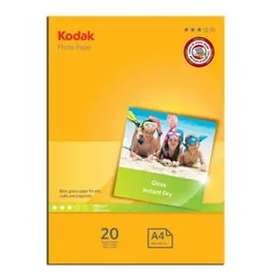 Kodak 5740512 A4 Gloss Photo Paper 20 Sheets