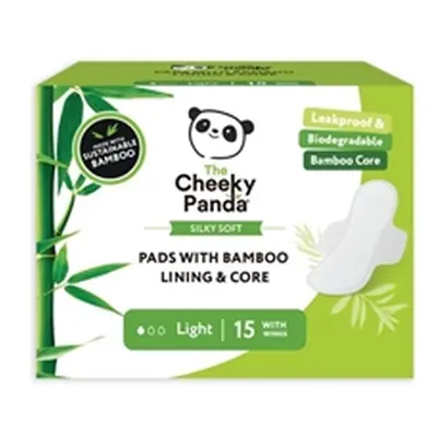 Cheeky Panda FSC Sanitary Pads With Bamboo Lining & Core Light (Pack