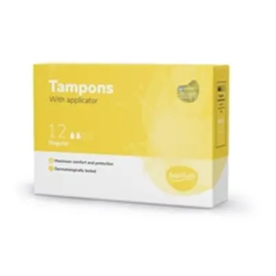 Interlude Applicator Tampons Regular Boxed x12 (Pack of 12) 6447A