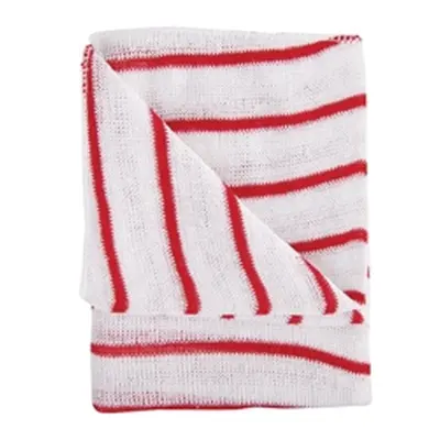 Hygiene Dish Cloths 406x304mm/16x12 Inch Red/White Pack of 10 100755R