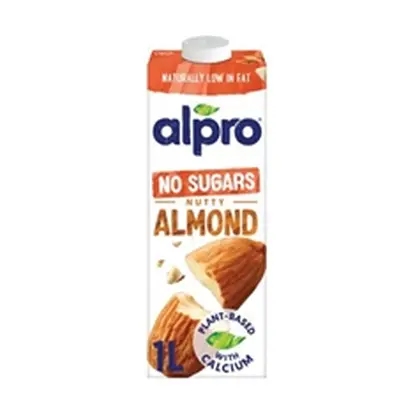 Alpro Roasted Almond Unsweetened UHT 1 Litre (Pack of 12) 80003939