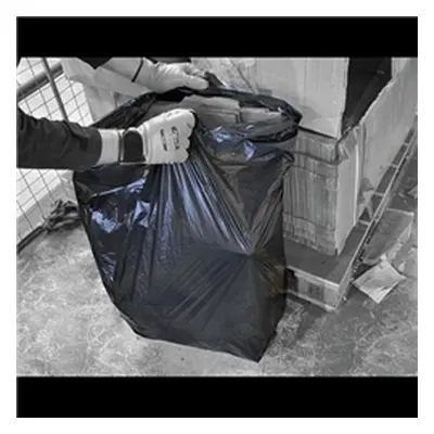 Refuse Sacks Medium Duty 90L Black (Pack of 200) EW/BAG