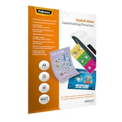 Fellowes Admire Stylish Matt A4 Laminating Pouches 160 - 5602101