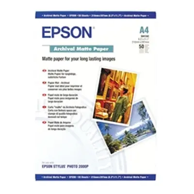 Epson A4 Archival Matte Paper (50 Pack)