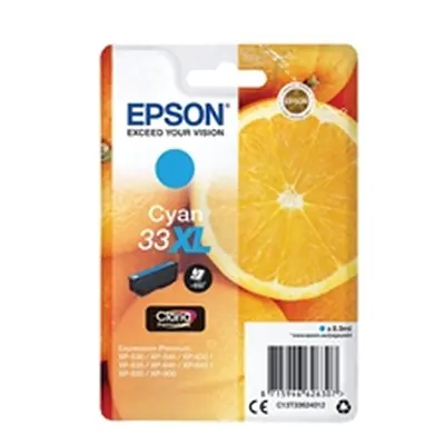 Epson 33XL Ink Cartridge Claria Premium High Yield Oranges Cyan