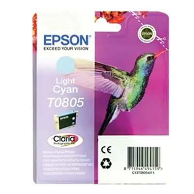 Epson T0805 Photographic Ink Cartridge Claria Light Cyan C13T08054011