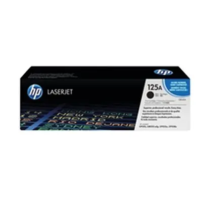 HP 125A Black Original LaserJet Toner Cartridge (CB540A)