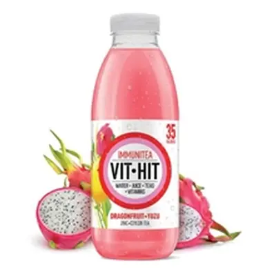 Vit Hit Immunitea Dragonfruit + Yuzu 500ml (Pack of 12) VIT5D