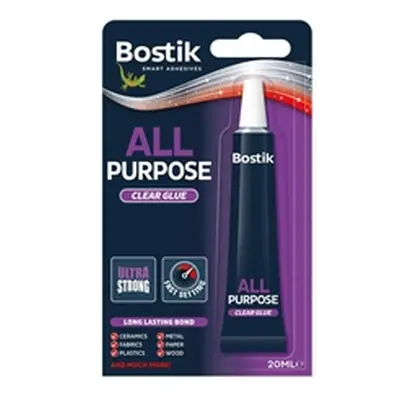 Bostik All Purpose Adhesive 20ml Clear (6 Pack) 30813296