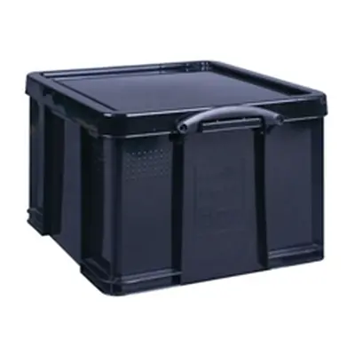 Really Useful 42L Recycled Plastic Storage Box Black 42Black R