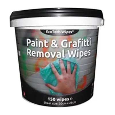 EcoTech Paint and Graffiti Wipes (Tub of 150 Pack)