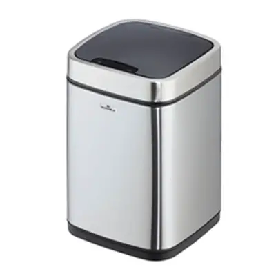 Durable Sensor Waste Bin No Touch Square 6 Litre 342023