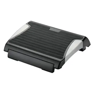 Q-Connect Anti-Slip Foot Rest Black/Silver Ref KF20076