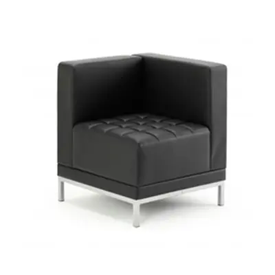 Infinity Visitor Modular Corner Unit Sofa Chair Black Bonde