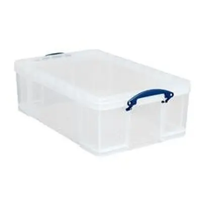 Really Useful 50L Plastic Storage Box W710xD440xH230mm Clear