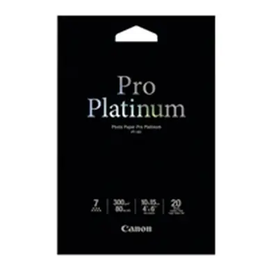 Canon PT-101 4x6 inches Photo Paper Platinum Pro (20 Pack)