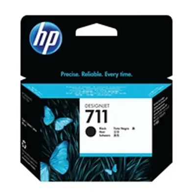 HP 711 DesignJet Ink Cartridge 80-ml Black CZ133A