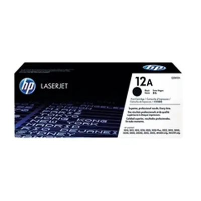 HP 12A Black Original LaserJet Toner Cartridge (Q2612A)