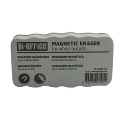 Bi-Office White Lightweight Magnetic Eraser