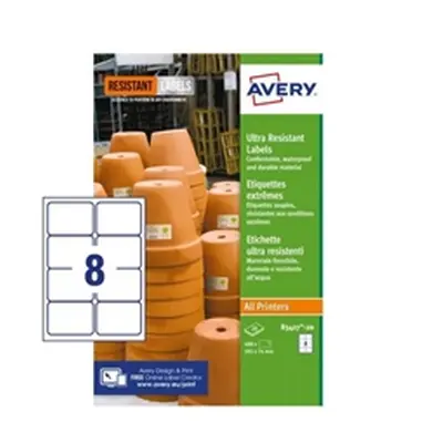 Avery Ultra Resistant Labels 74x105mm (Pack of 160) B3427-20